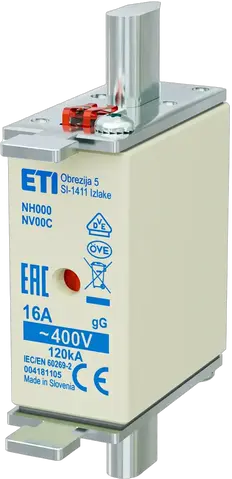 Vaizdas NH000 gG 16A/400V