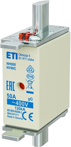 Vaizdas NH000 gG 50A/400V