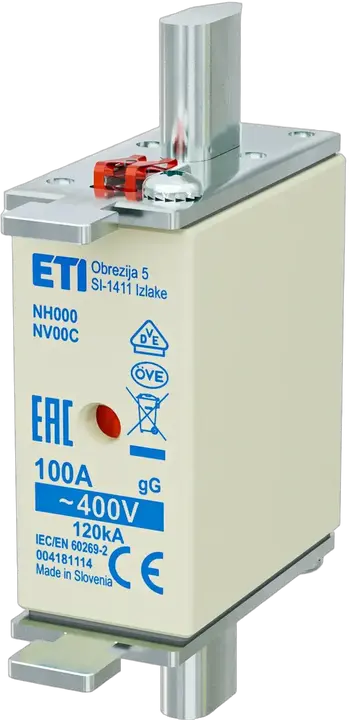 Vaizdas NH000 gG 100A/400V