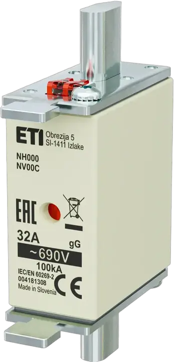 Vaizdas NH000 gG 32A/690V