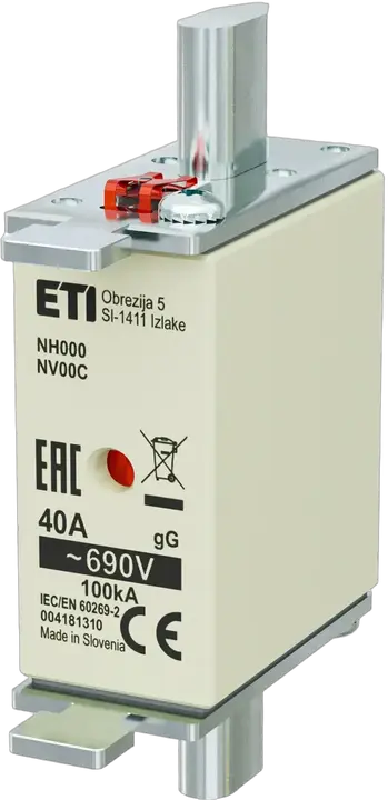 Vaizdas NH000 gG 40A/690V