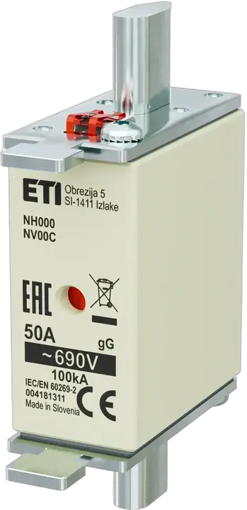 Vaizdas NH000 gG 50A/690V