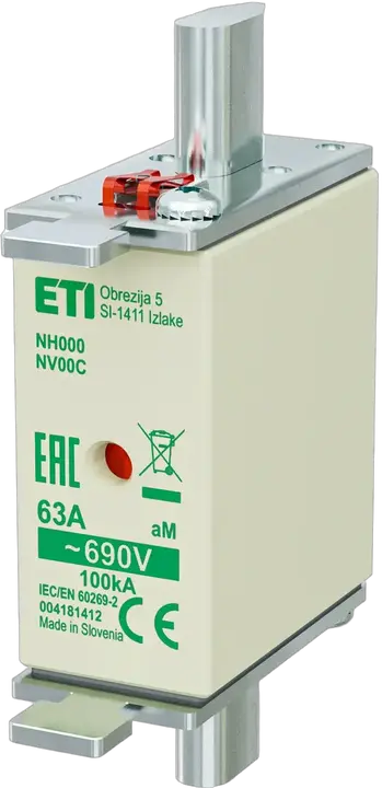 Vaizdas NH000 aM 63A/690V