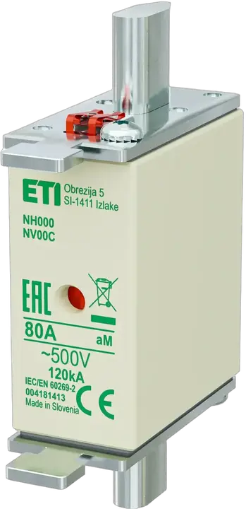 Vaizdas NH000 aM 80A/500V