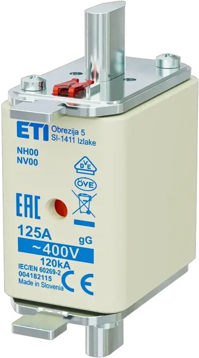 Vaizdas NH00 gG 125A/400V