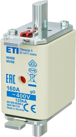 Vaizdas NH00 gG 160A/400V