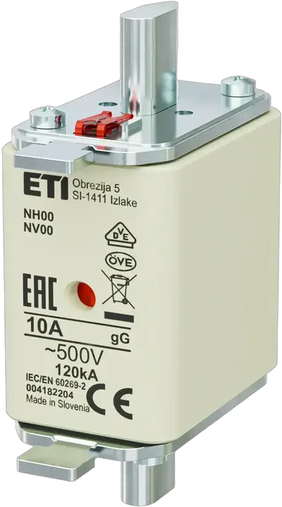 Vaizdas NH00 gG 10A/500V