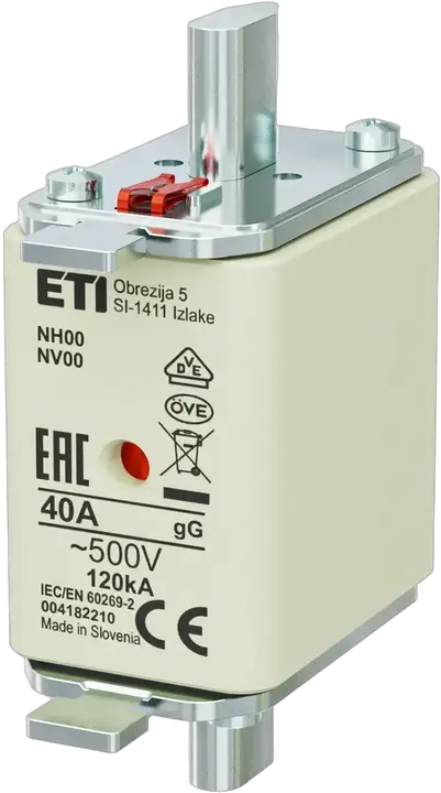 Vaizdas NH00 gG 40A/500V