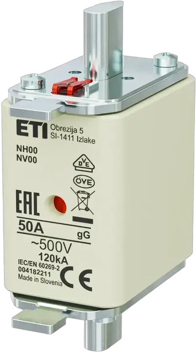 Vaizdas NH00 gG 50A/500V