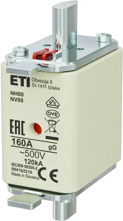 Vaizdas NH00 gG 160A/500V