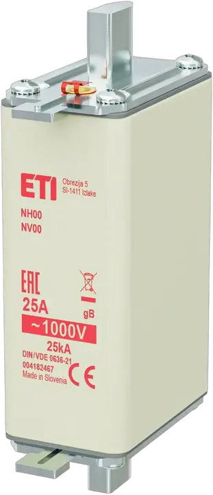 Vaizdas NH00/78 gB 25A/1000V