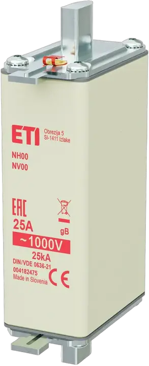 Vaizdas NH00/85 gB 25A/1000V