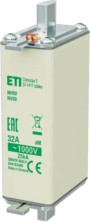 Vaizdas NH00/85 aM 32A/1000V
