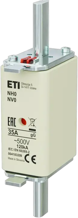 Vaizdas NH0 gG 35A/500V