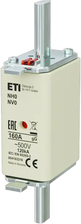 Vaizdas NH0 gG 160A/500V