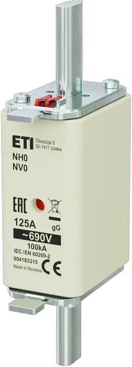 Vaizdas NH0 gG 125A/690V