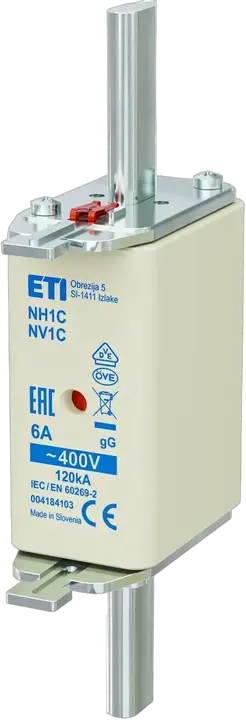 Vaizdas NH1C gG 6A/400V