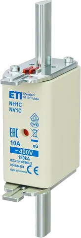 Vaizdas NH1C gG 10A/400V