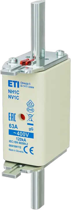 Vaizdas NH1C gG 63A/400V
