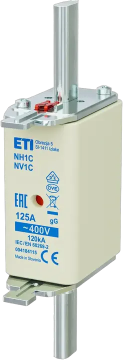 Vaizdas NH1C gG 125A/400V