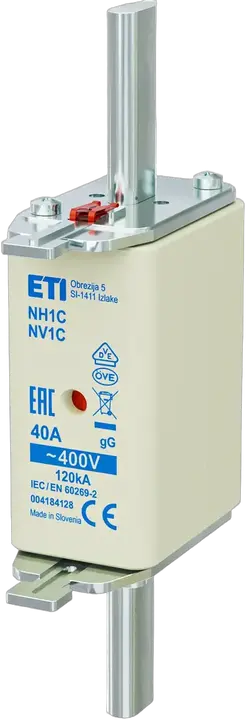 Vaizdas NH1C gG 40A/400V korr.
