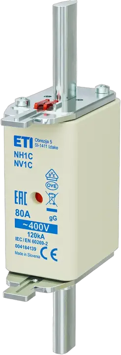 Vaizdas NH1C gG 80A/400V korr.