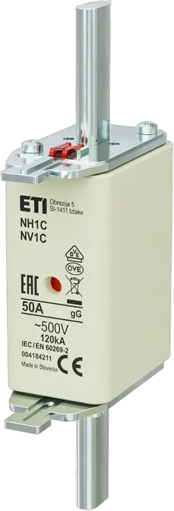 Vaizdas NH1C gG 50A/500V