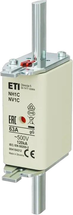 Vaizdas NH1C gG 63A/500V