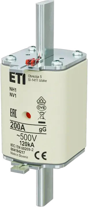Vaizdas NH1 gG 200A/500V