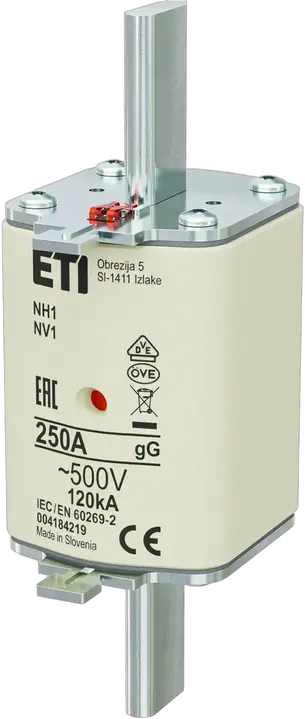 Vaizdas NH1 gG 250A/500V