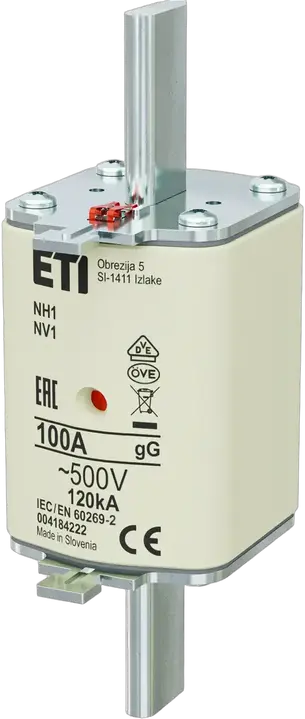 Vaizdas NH1 gG 100A/500V
