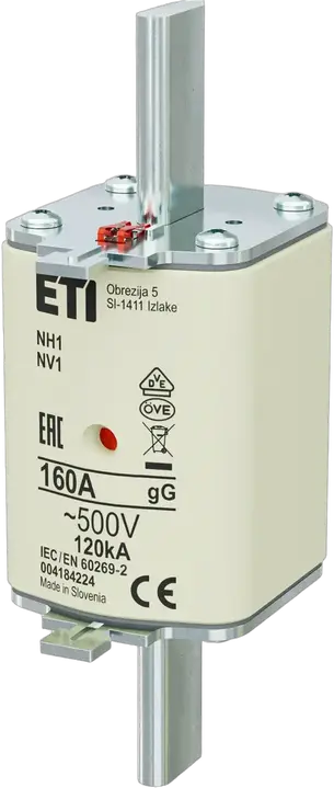 Vaizdas NH1 gG 160A/500V