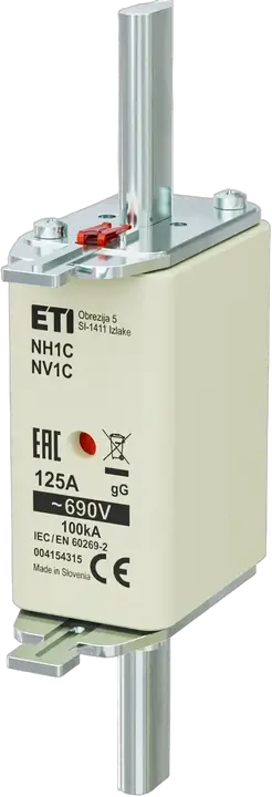 Vaizdas NH1C gG 125A/690V