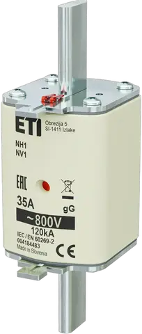 Vaizdas NH1 gG 35A/800V