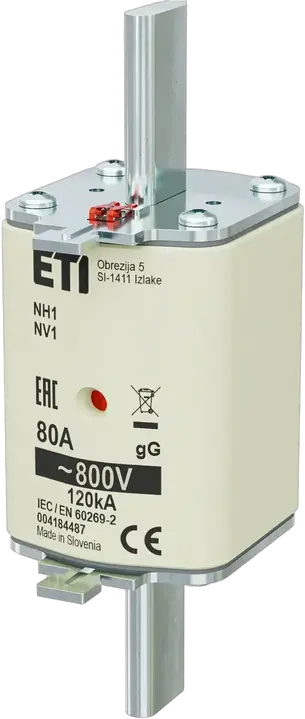 Vaizdas NH1 gG 80A/800V