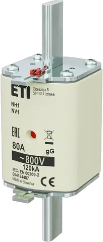 Vaizdas NH1 gG 80A/800V