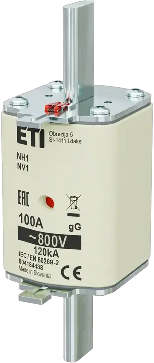 Vaizdas NH1 gG 100A/800V