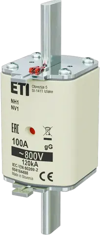 Vaizdas NH1 gG 100A/800V