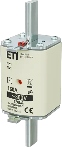Vaizdas NH1 gG 160A/800V