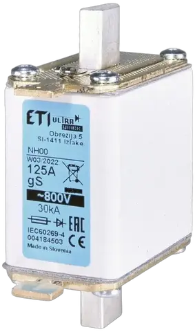 Vaizdas NH00 gS 80A/800V