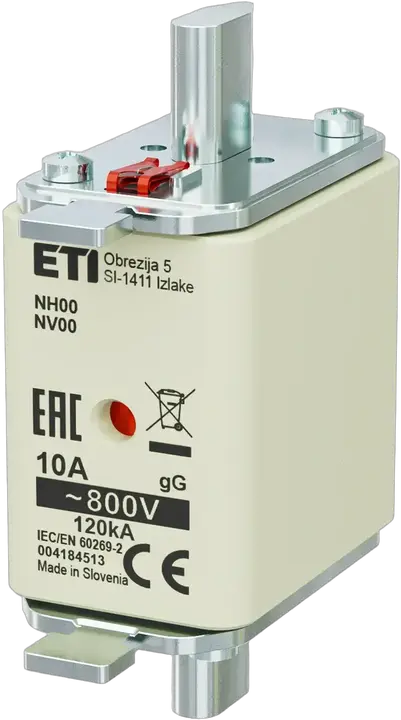 Vaizdas NH00 gG 10A/800V
