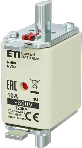 Vaizdas NH00 gG 10A/800V