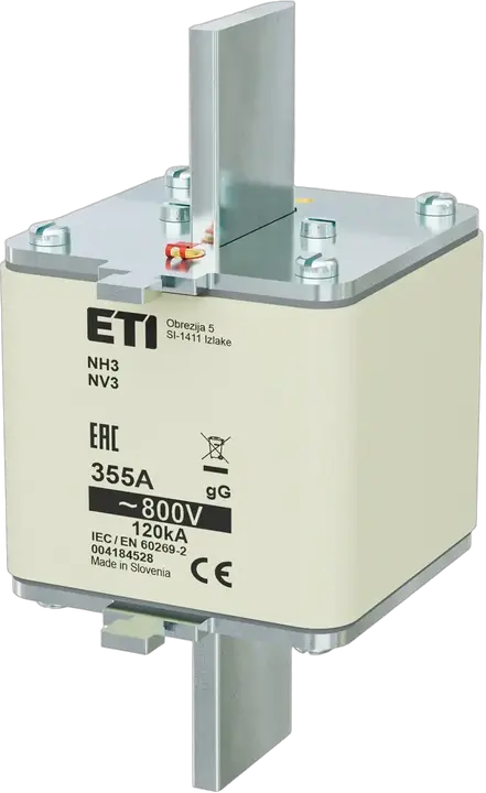 Vaizdas NH3 gG 355A/800V