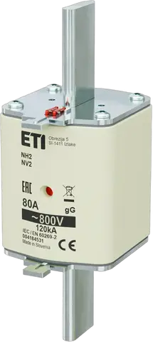Vaizdas NH2 gG 80A/800V