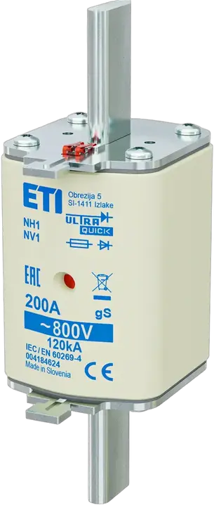 Vaizdas NH1 gS 200A/800V