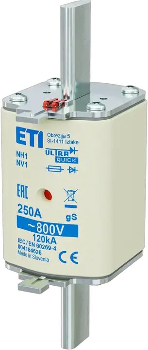 Vaizdas NH1 gS 250A/800V
