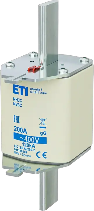 Vaizdas NH3C gG 200A/400V korr.