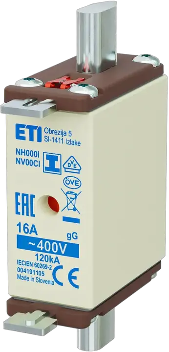 Vaizdas NH000/I gG 16A/400V