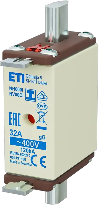 Vaizdas NH000/I gG 32A/400V