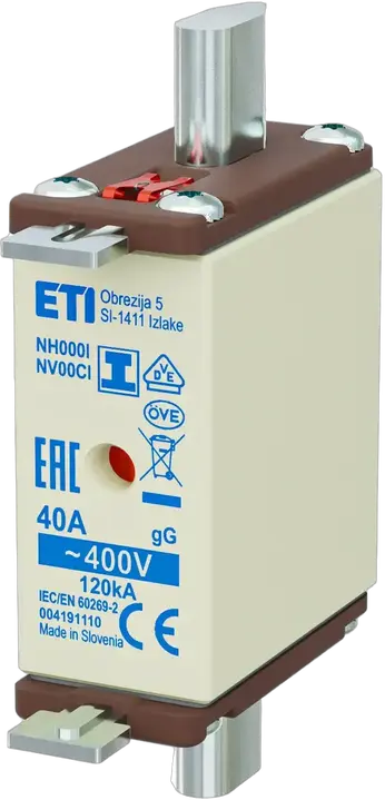 Vaizdas NH000/I gG 40A/400V